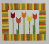 Tulipány-vzor vhodný na polštářek,ubrousek,obrázek